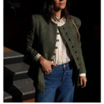 veste blazer vert pour femme