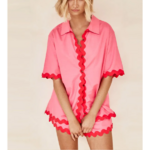 ensemble rose été femme