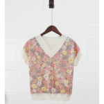 pull col V sans manches femme (3)