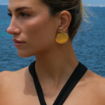 Boucles doreilles Coquillage doré
