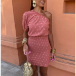 robe rose femme