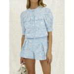 ensemble blouse short femme