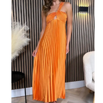 robe longue elyne orange