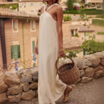 robe longue fluide femme