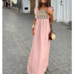 robe longue imprimée bohème