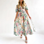 robe longue imprimée été