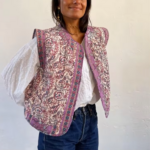 gilet sans manches bohème