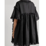 robe noire évasée
