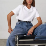 t-shirt femme blanc coton