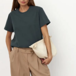 t-shirt femme gris foncé