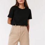 t-shirt femme noir