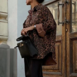 chemise léopard femme