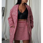 tailleur veste jupe hiver femme