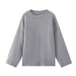 pull mohair gris femme