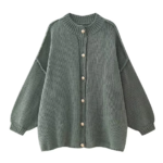 gilet kaki boutons dorés