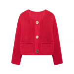 cardigan rouge femme