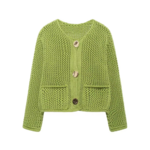 cardigan vert femme