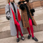 collants rouges femme tendance