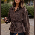 veste tendance léopard