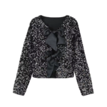 gilet paillettes nouvel an