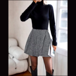 short tendance vintage hiver femme