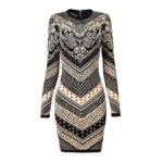 mini robe manches longues hiver chic femme