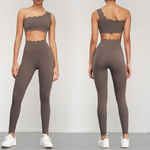ensemble de yoga taupe
