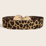 ceinture léopard élastique tendance