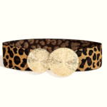 ceinture léopard élastique