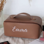 Trousse de maquillage personnalisée prénom tendance