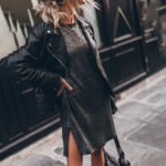 robe pailletée casual femme