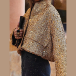 veste à paillettes brillante fêtes femme