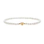 bracelet perles nacrées lettre femme