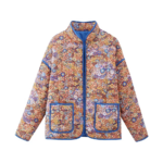 veste en coton imprimée fleurie hippie
