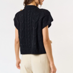 pull sans manches tricot noeud noir (3)