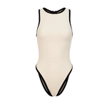 Maillot 1 pièce noir blanc Angele (4)