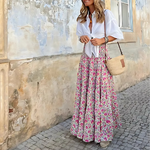 jupe longue fleurie tendance printemps été