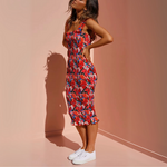 robe midi fleurie femme (4)