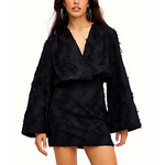 robe à plumes courte chic (4)
