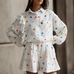 ensemble short coeur gaze de coton (5)