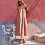 robe longue à bretelles été élégante (4)