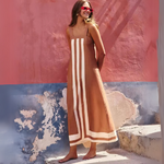 robe longue à bretelles été élégante (5)