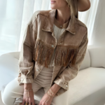 veste en jean rétro à franges femme (2)