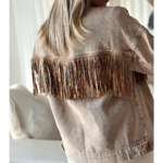 veste en jean rétro à franges femme (6)
