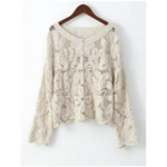 cardigan brodé en crochet blanc fleuri (2)