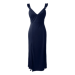 robe de soirée longue bleu marine
