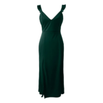 robe de soirée longue vert chic