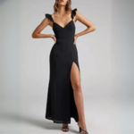 robe de soirée longue noire