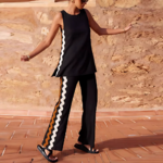 tenue dété femme noir chic