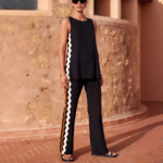 tenue dété femme noir tendance